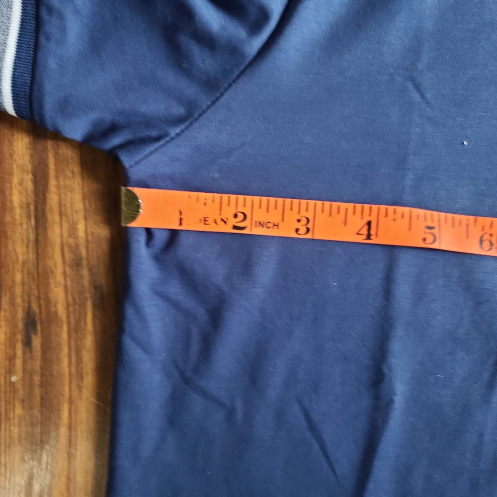 Designer v-neck short sleeve shirt Scott James XL - Picture 6 of 8